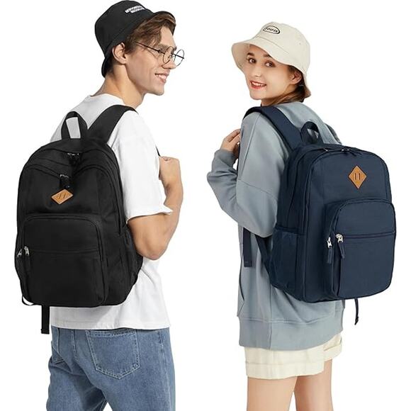 Abshoo Classic School Backpack – Water Resistant Travel Bookbag for Men Women - Picture 6 of 7